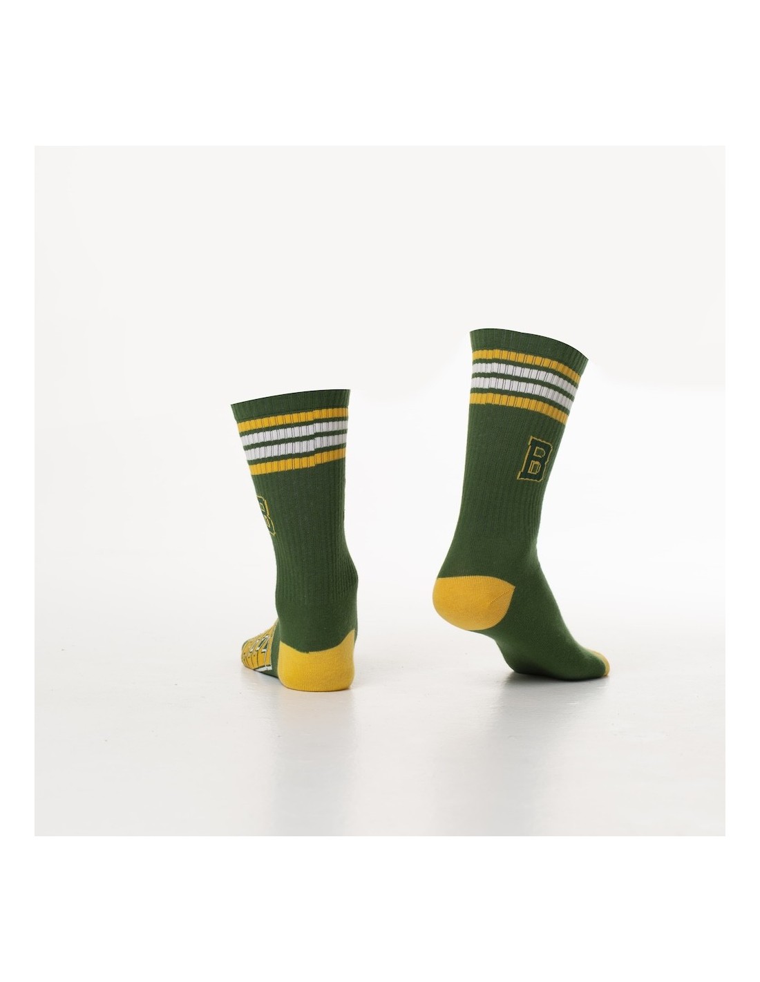 Grüne Herren-Sportsocken mit der Aufschrift SM15 – Online-Shop – Boutique